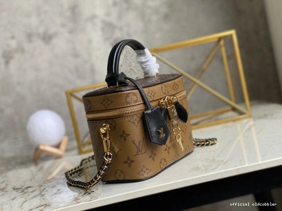 Official oldcobbler VUITTON VANITY PM LOUIS 0718
